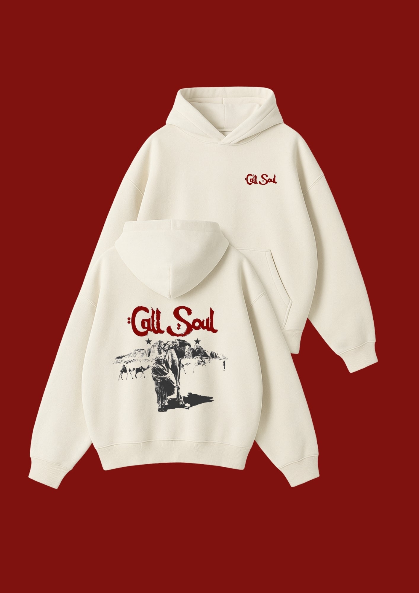 Chillandout Oversize Unisex Hoodie – %100 Pamuklu sweatshirt