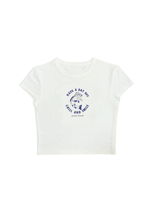 #CH048 Chill and out Women Crop Tee – 2025 SummerCollection - Chillout