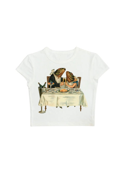 #CH074 Chill and out Women Crop Tee – 2025 SummerCollection - Chillout