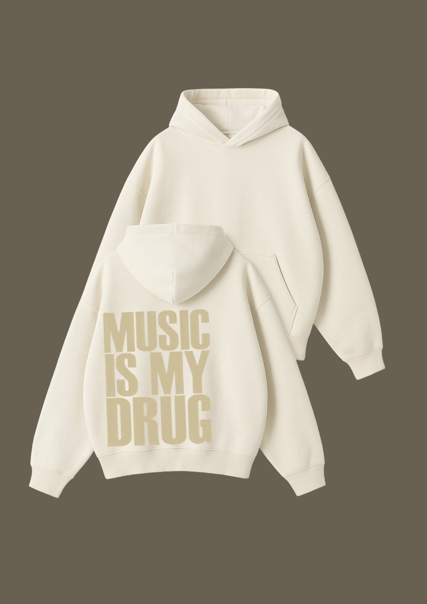 Chillandout Oversize Unisex Hoodie – %100 Pamuklu sweatshirt