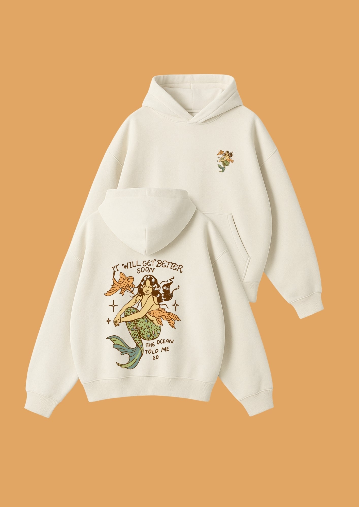 Chillandout Oversize Unisex Hoodie – %100 Pamuklu sweatshirt