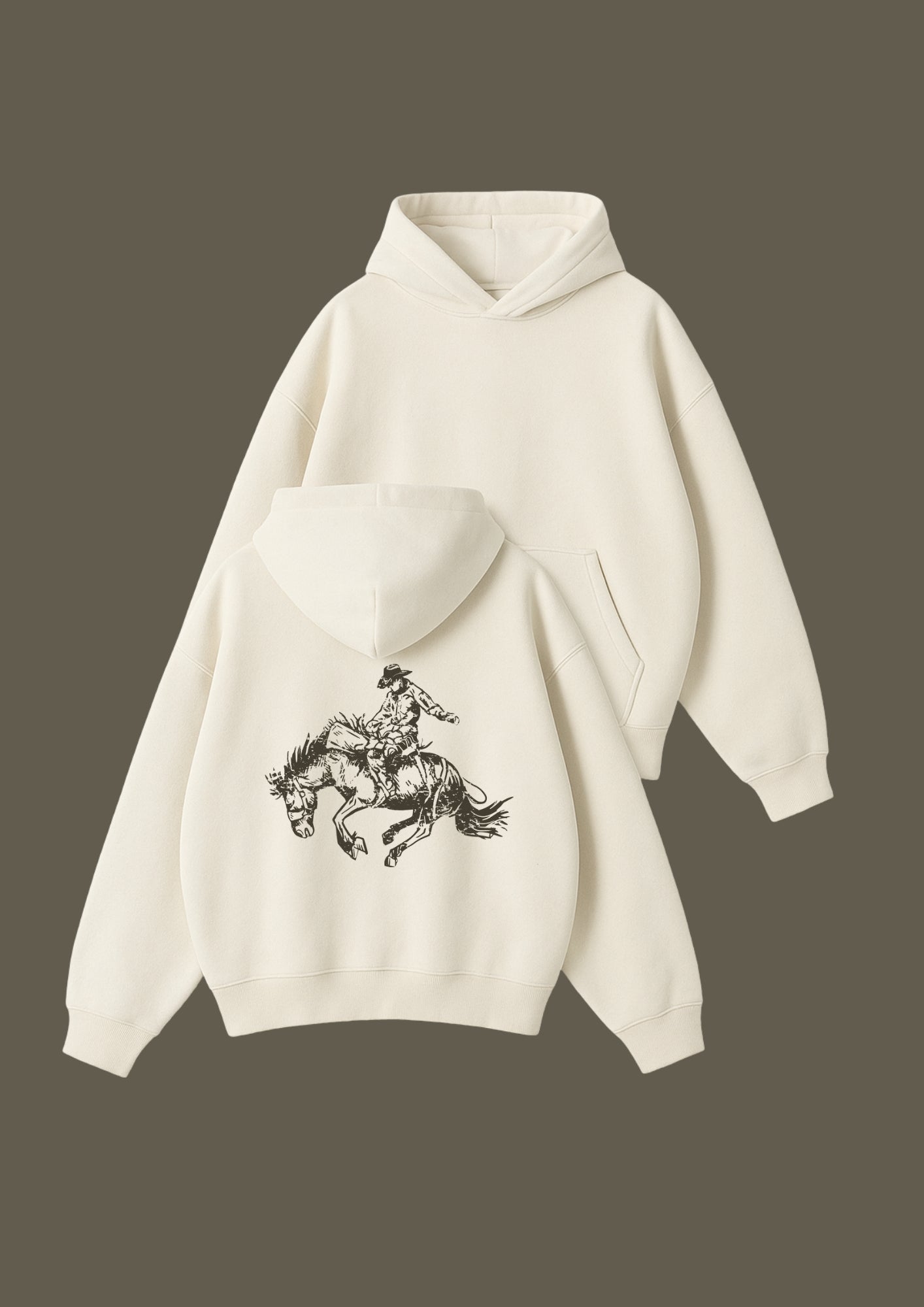 Chillandout Oversize Unisex Hoodie – %100 Pamuklu sweatshirt