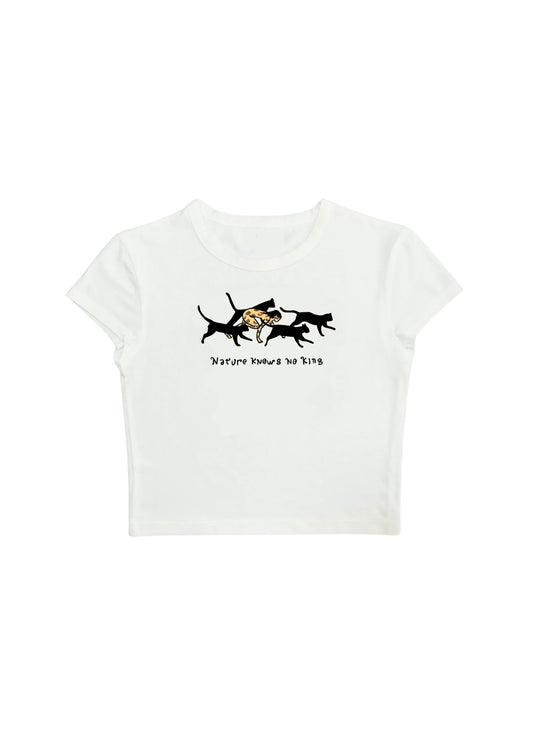 #CH126 Chill and out Women Crop Tee – 2025 SummerCollection - Enicpet Premium Store