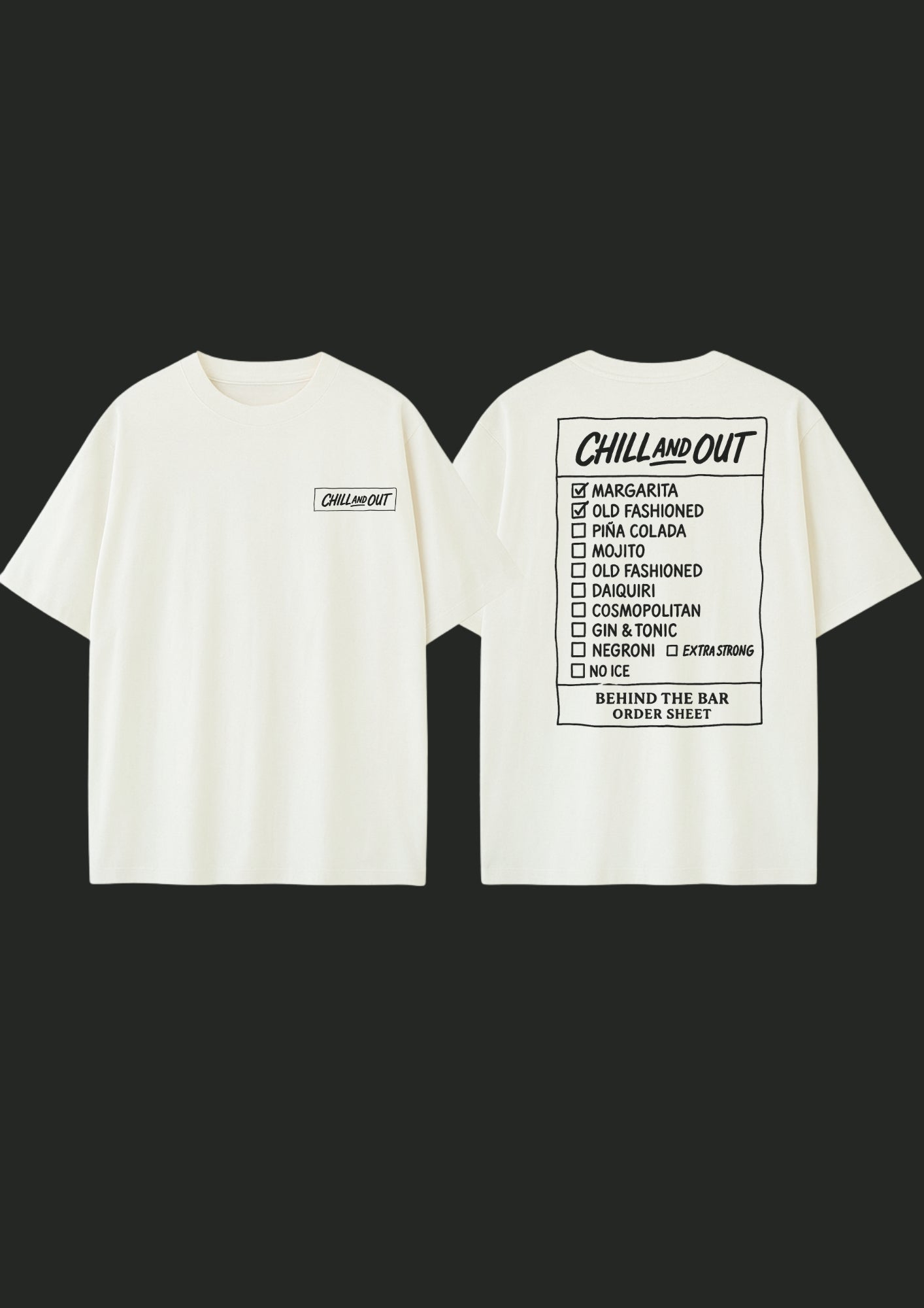 Oversize's #720F Unisex T-Shirt - Bartender Collection - Enicpet Premium Store