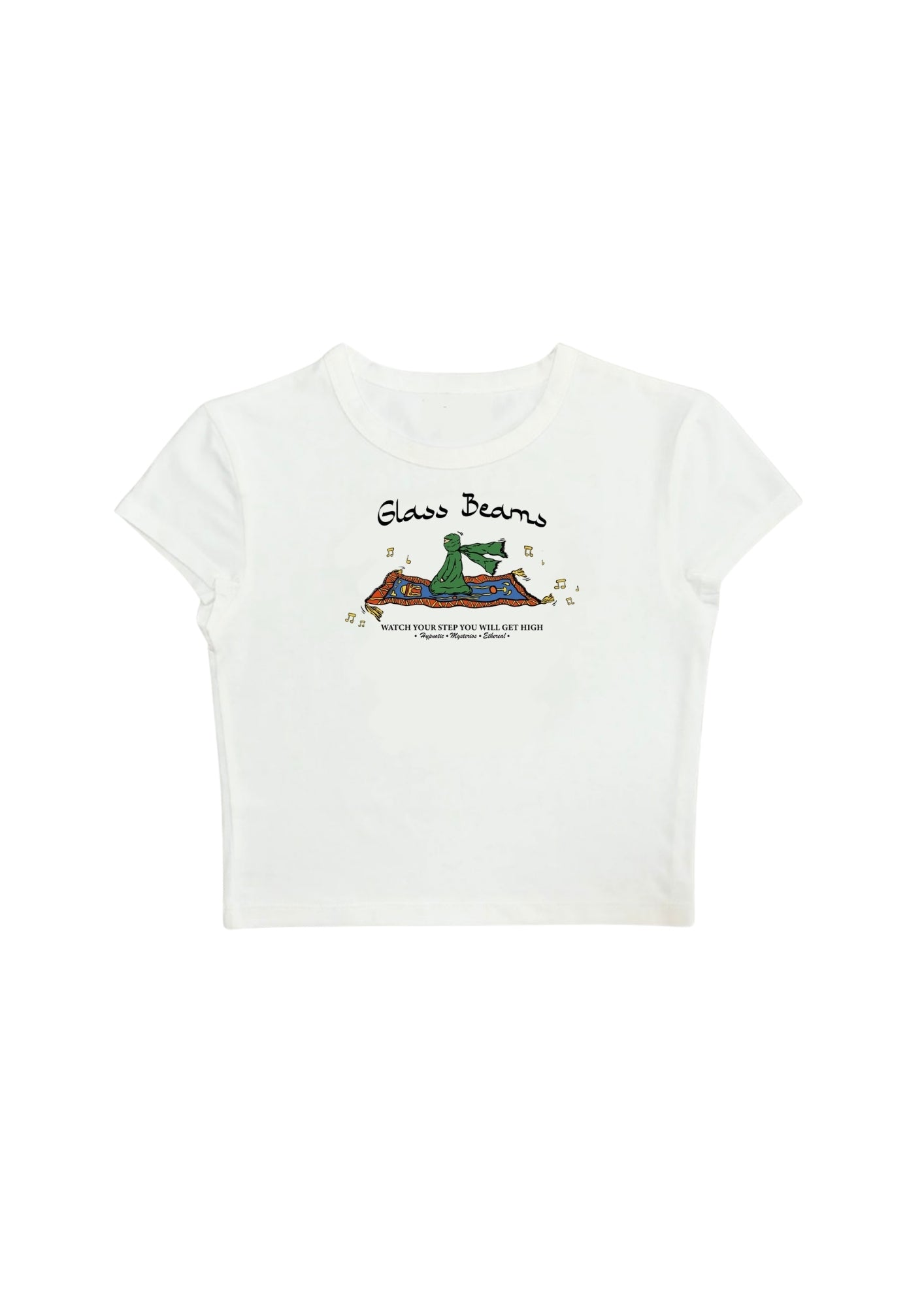 #CH016 chillandout Crop Tee glass beams