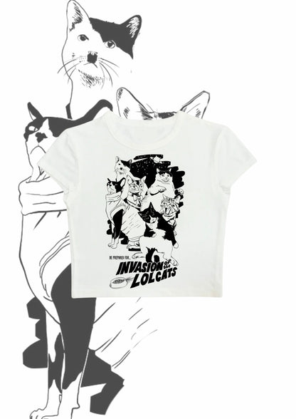 #CH106 Chill and out Women Crop Tee – 2025 SummerCollection - Chillout