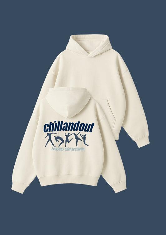 Chillandout Oversize Unisex Hoodie – %100 Pamuklu sweatshirt