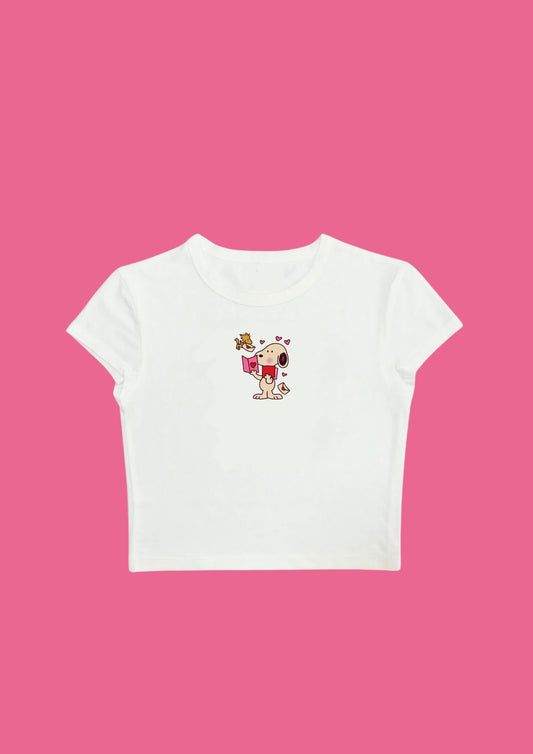 Chill in Love Crop Tee