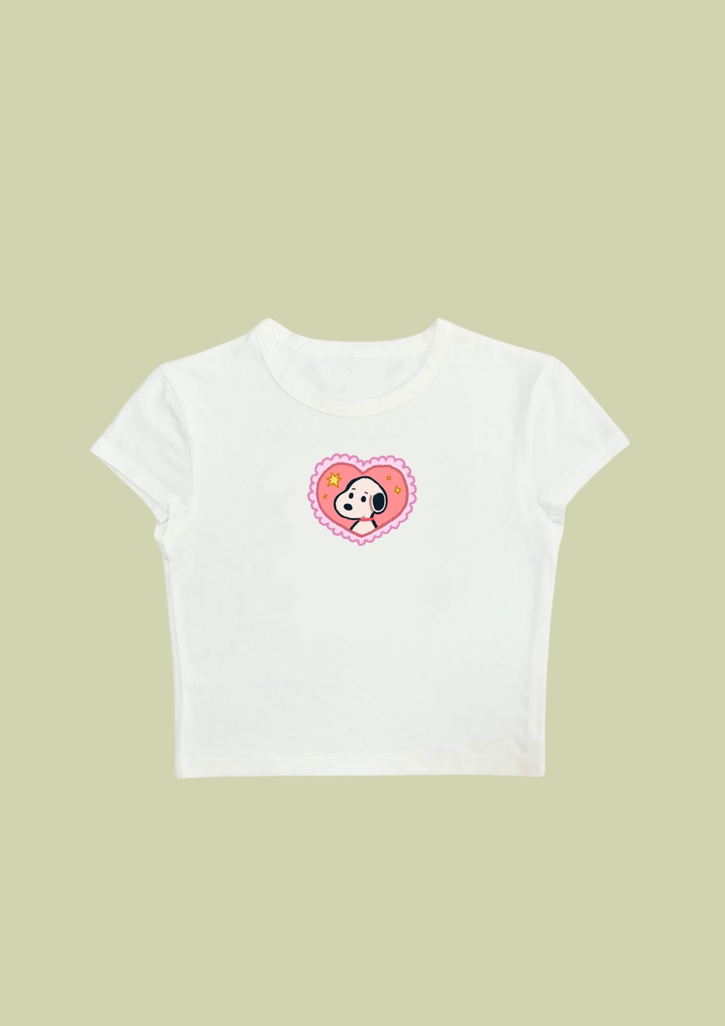 Chill in Love Crop Tee