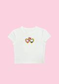 Chill in Love Crop Tee