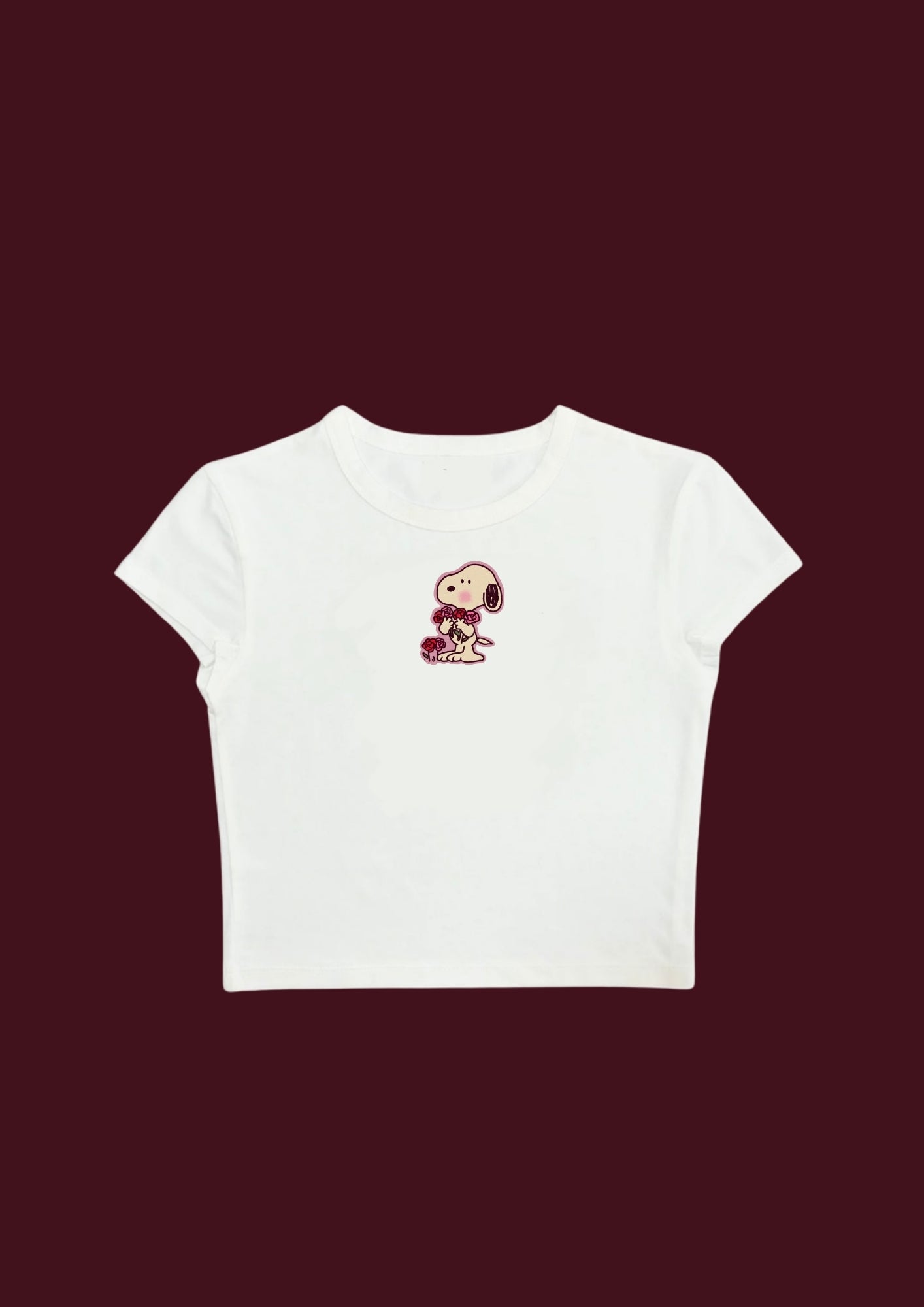 Chill in Love Crop Tee