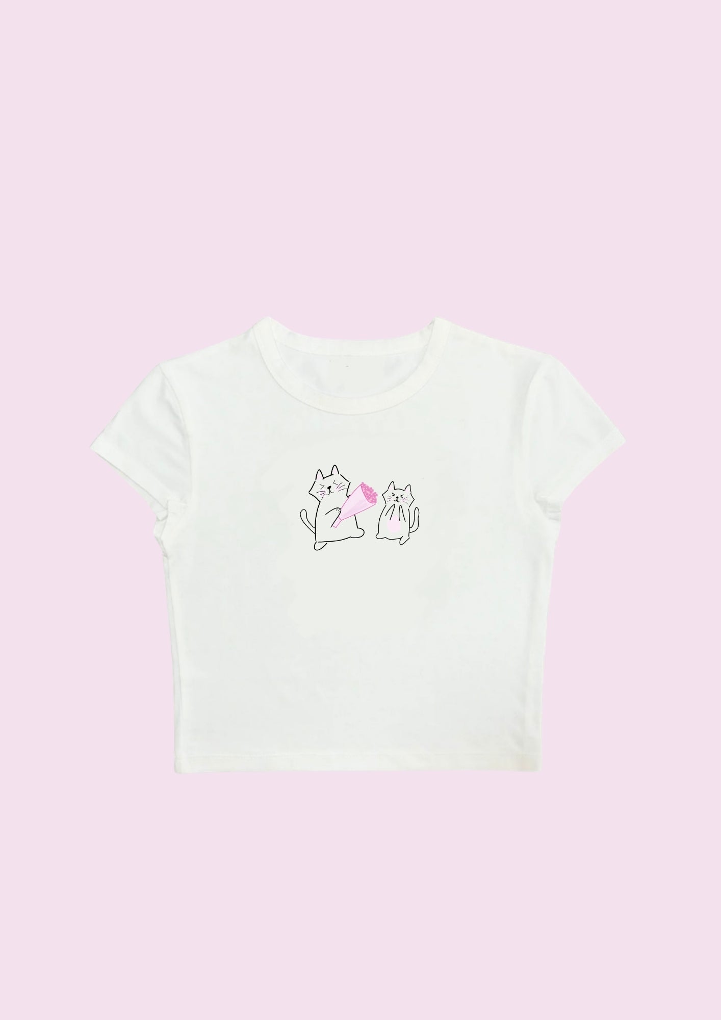 Chill in Love Crop Tee