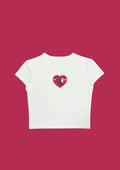 Chill in Love Crop Tee