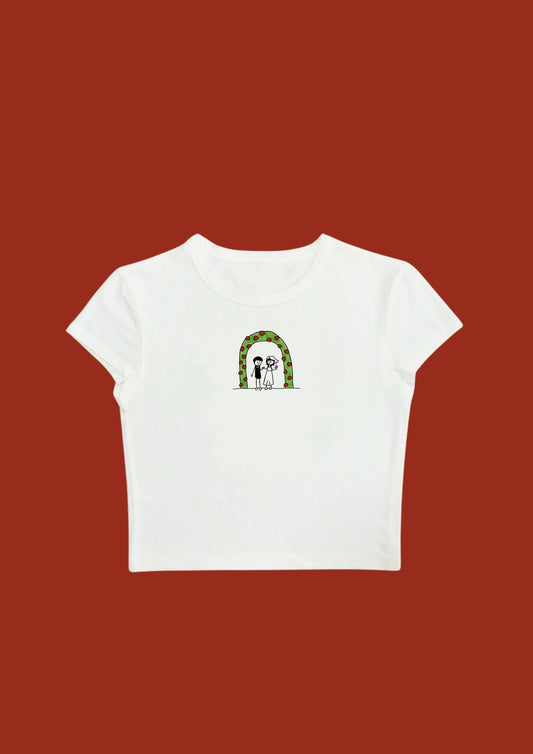 Chill in Love Crop Tee