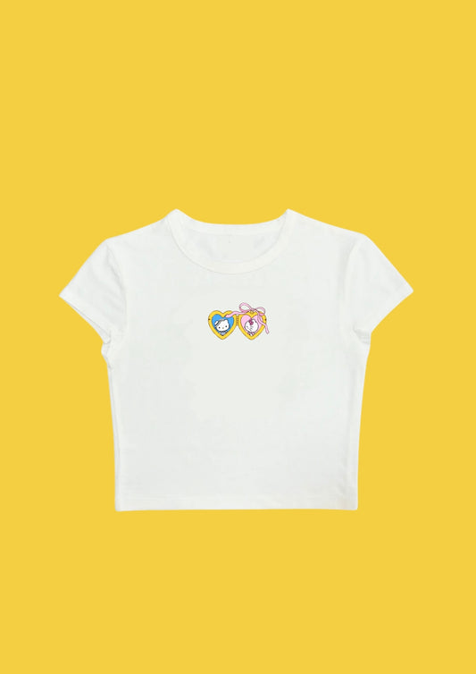 Chill in Love Crop Tee