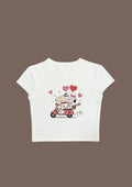 Chill in Love Crop Tee