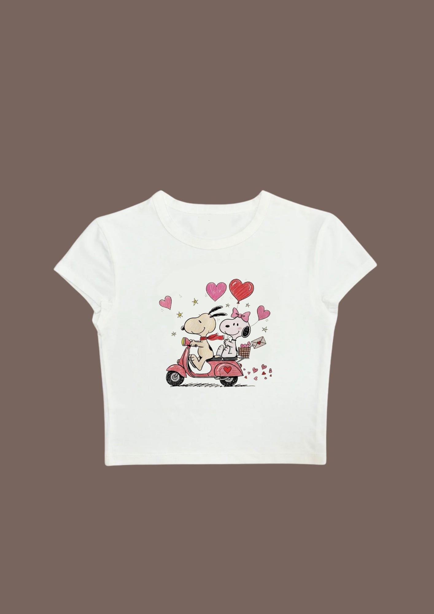 Chill in Love Crop Tee