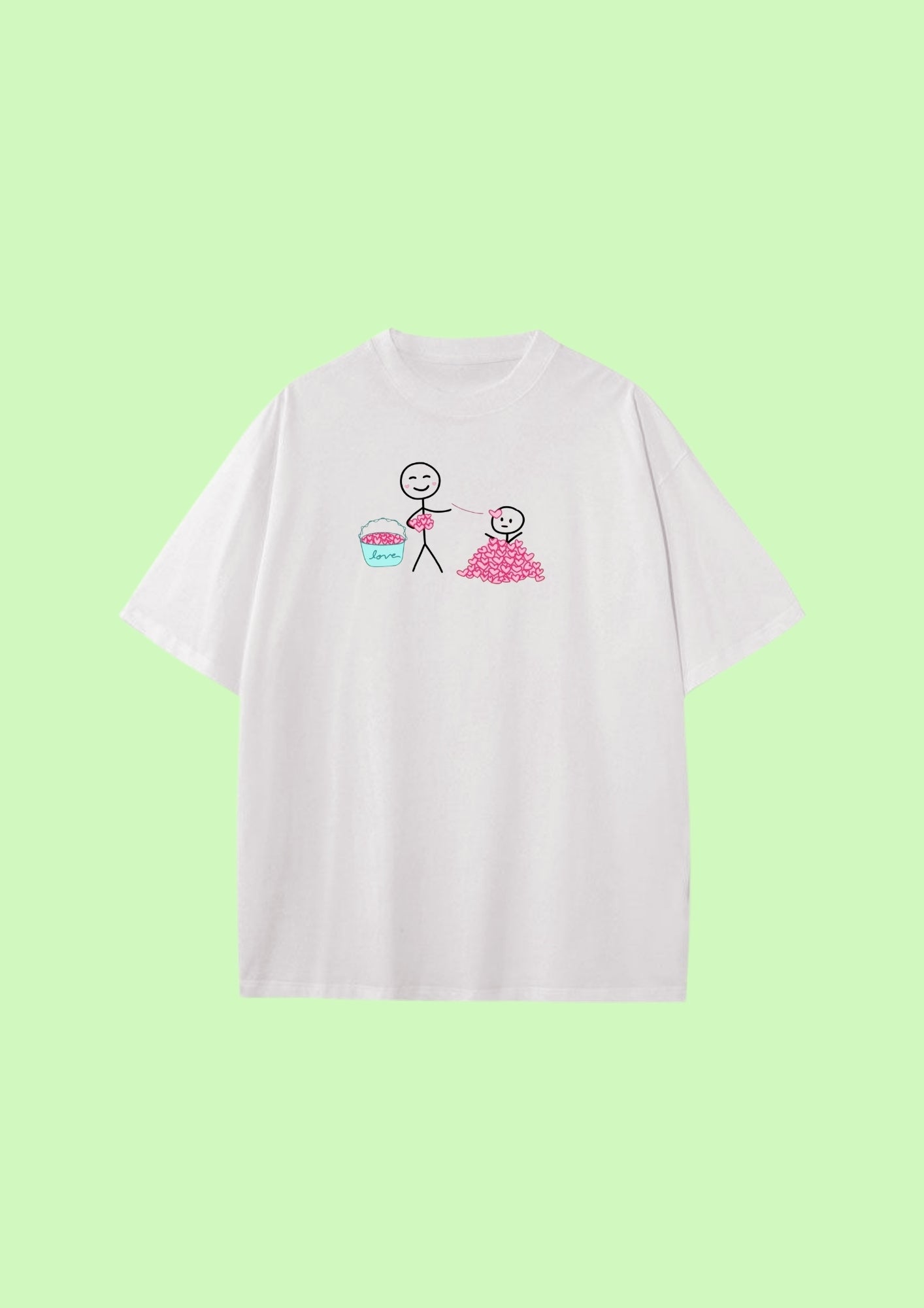 Chill in Love Oversize Tee