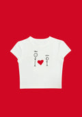Chill in Love Crop Tee