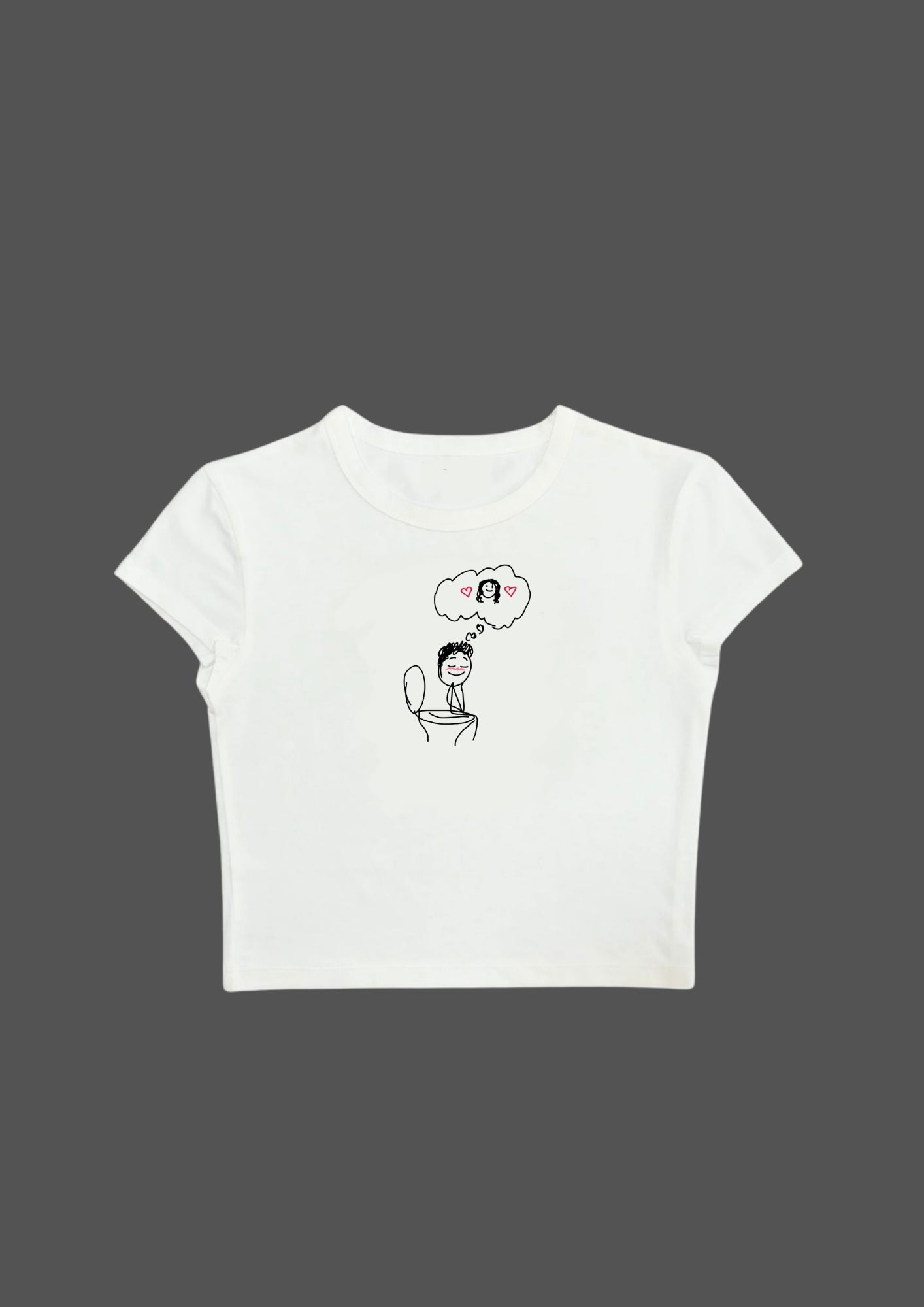 Chill in Love Crop Tee