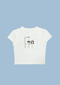 Chill in Love Crop Tee