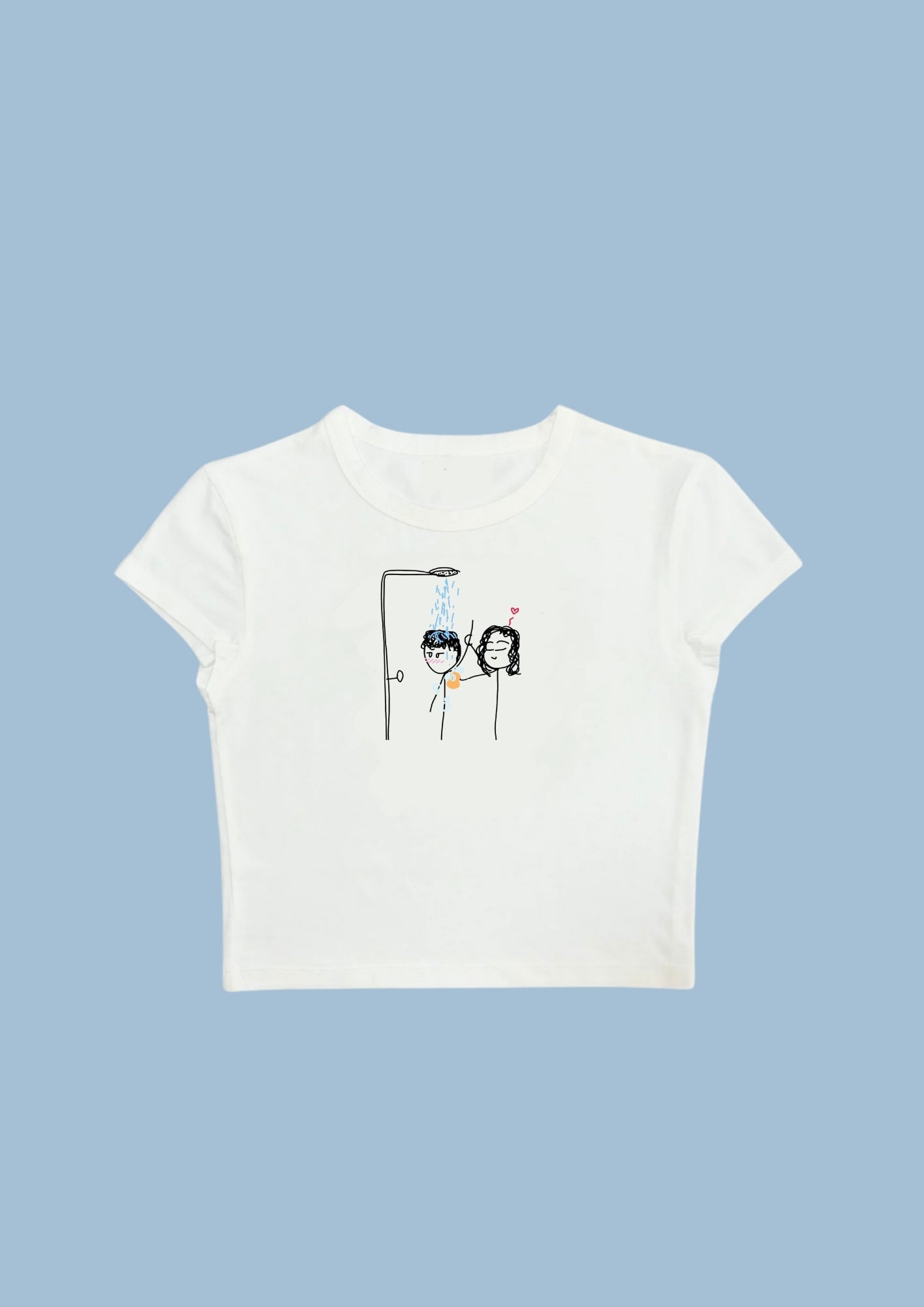 Chill in Love Crop Tee