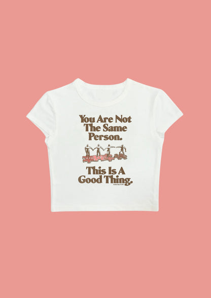 #CH026 Chill and out Women Crop Tee – 2025 SummerCollection - Chillout