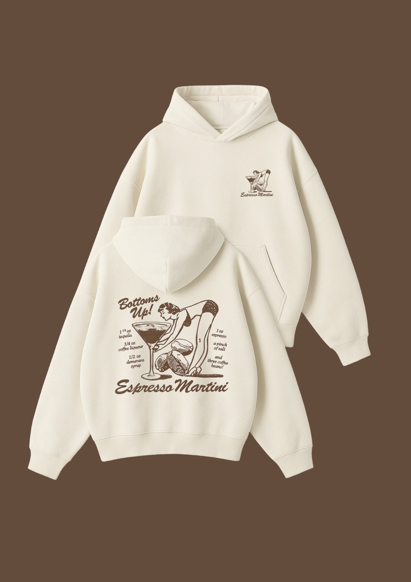 Chillandout Oversize Unisex Hoodie – %100 Pamuklu sweatshirt - Enicpet Premium Store