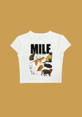 #CH040 Chill and out Women Crop Tee – 2025 SummerCollection - Chillout