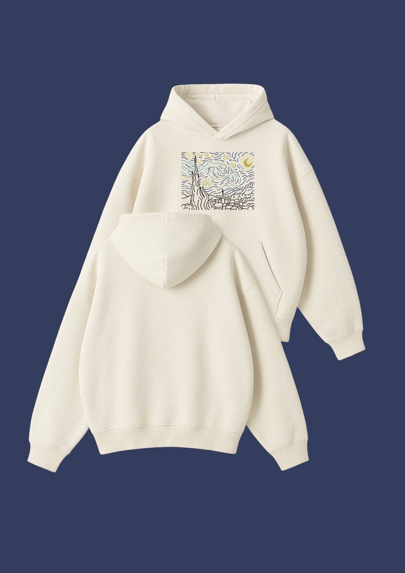 Chillandout Oversize Unisex Hoodie – %100 Pamuklu sweatshirt - Enicpet Premium Store