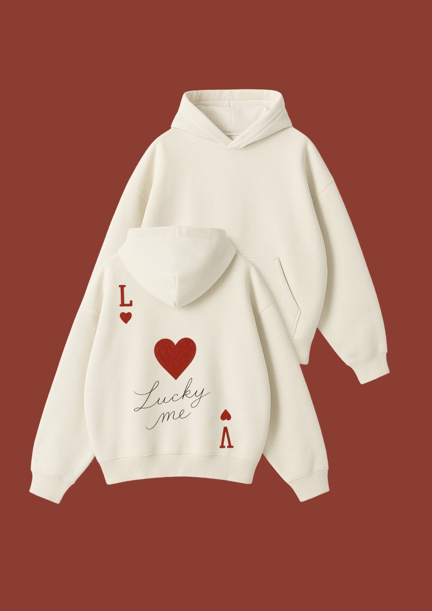 Chillandout Oversize Unisex Hoodie – %100 Pamuklu sweatshirt