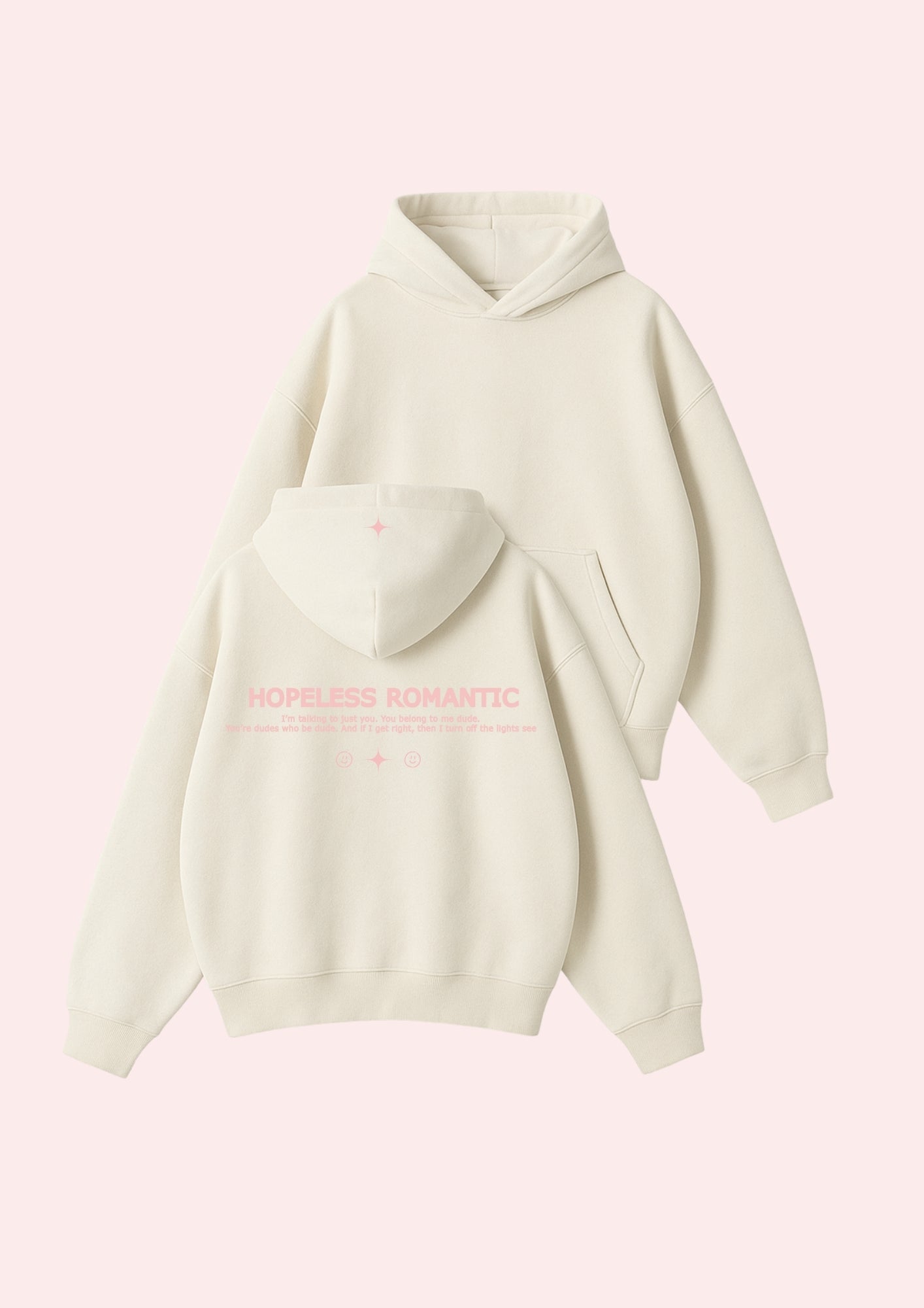 Chillandout Oversize Unisex Hoodie – %100 Pamuklu sweatshirt