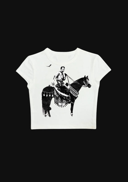 #CH068 Chill and out Women Crop Tee – 2025 SummerCollection - Chillout