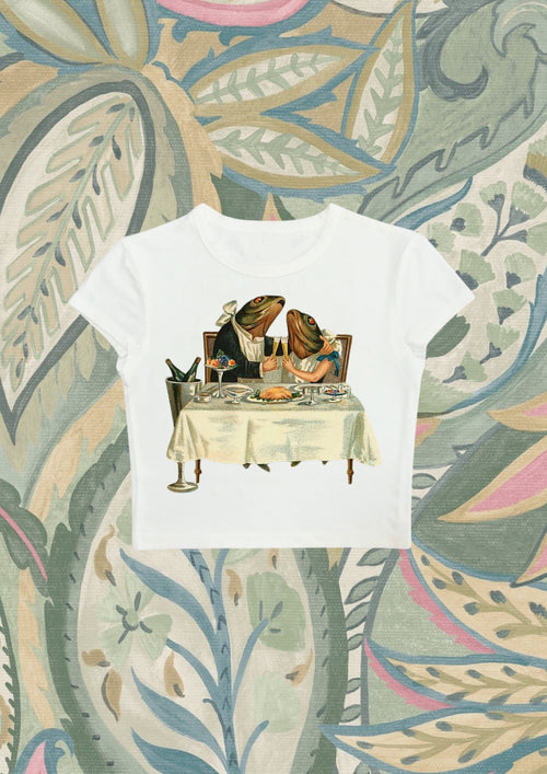 #CH074 Chill and out Women Crop Tee – 2025 SummerCollection - Chillout