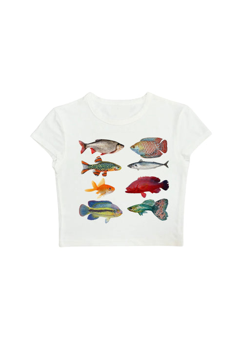 #CH078 Chill and out Women Crop Tee – 2025 SummerCollection - Chillout