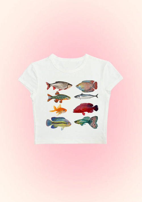 #CH078 Chill and out Women Crop Tee – 2025 SummerCollection - Chillout