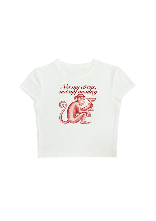 #CH082 Chill and out Women Crop Tee – 2025 SummerCollection - Chillout