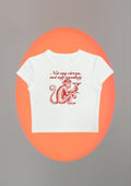 #CH082 Chill and out Women Crop Tee – 2025 SummerCollection - Chillout