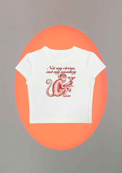 #CH082 Chill and out Women Crop Tee – 2025 SummerCollection - Chillout