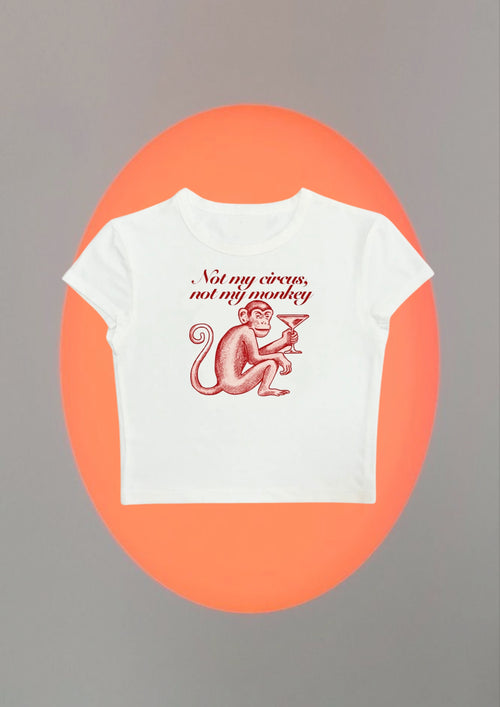 #CH082 Chill and out Women Crop Tee – 2025 SummerCollection - Chillout