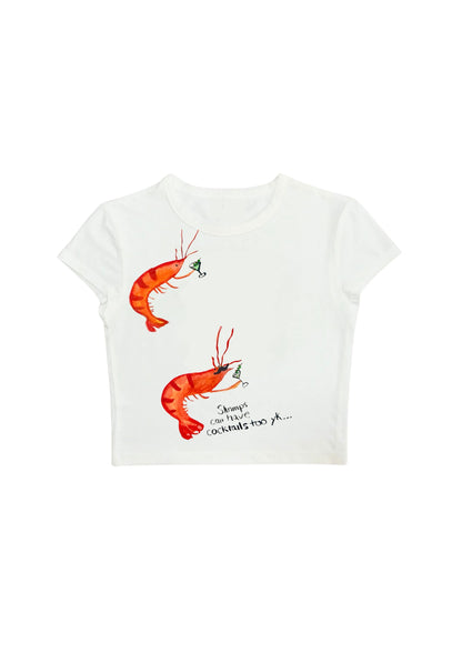 #CH088 Chill and out Women Crop Tee – 2025 SummerCollection - Chillout