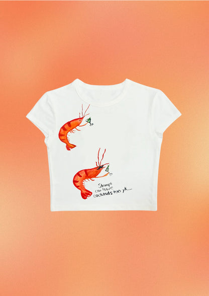 #CH088 Chill and out Women Crop Tee – 2025 SummerCollection - Chillout