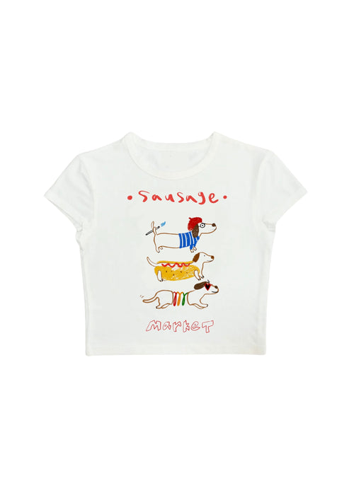 #CH096 Chill and out Women Crop Tee – 2025 SummerCollection - Chillout