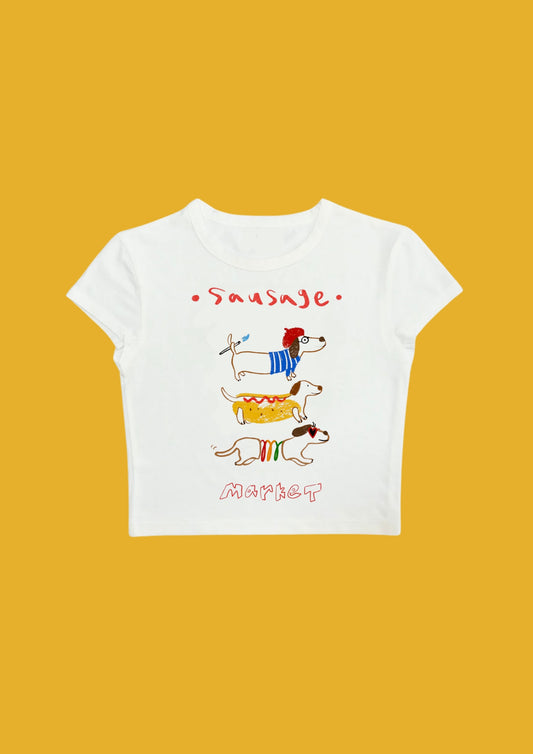#CH096 Chill and out Women Crop Tee – 2025 SummerCollection - Chillout