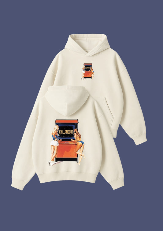 Chillandout Oversize Unisex Hoodie – %100 Pamuklu sweatshirt