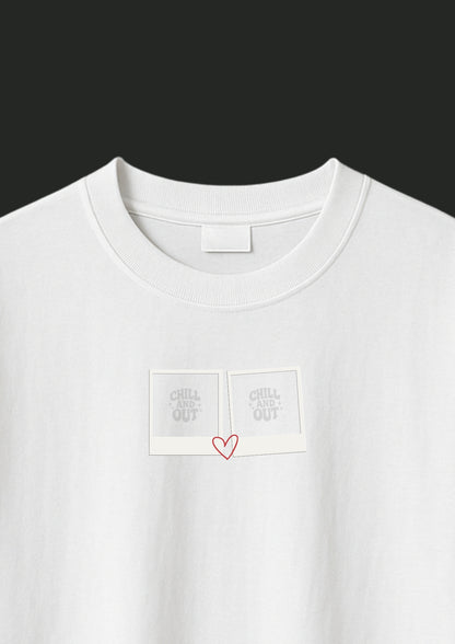 Oversize Tee with Heart / Kendin Tasarla!
