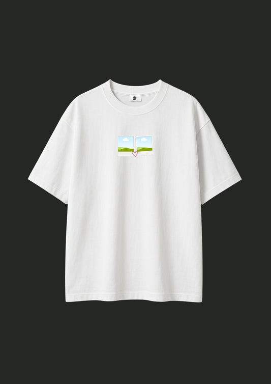 Oversize Tee with Heart / Kendin Tasarla!