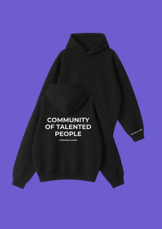 Chillandout Oversize Unisex Hoodie – %100 Pamuklu sweatshirt