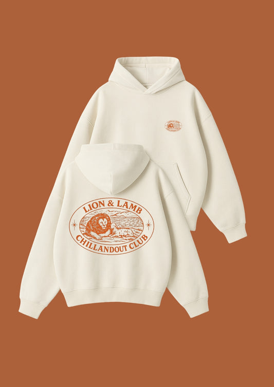 Chillandout Oversize Unisex Hoodie – %100 Pamuklu sweatshirt