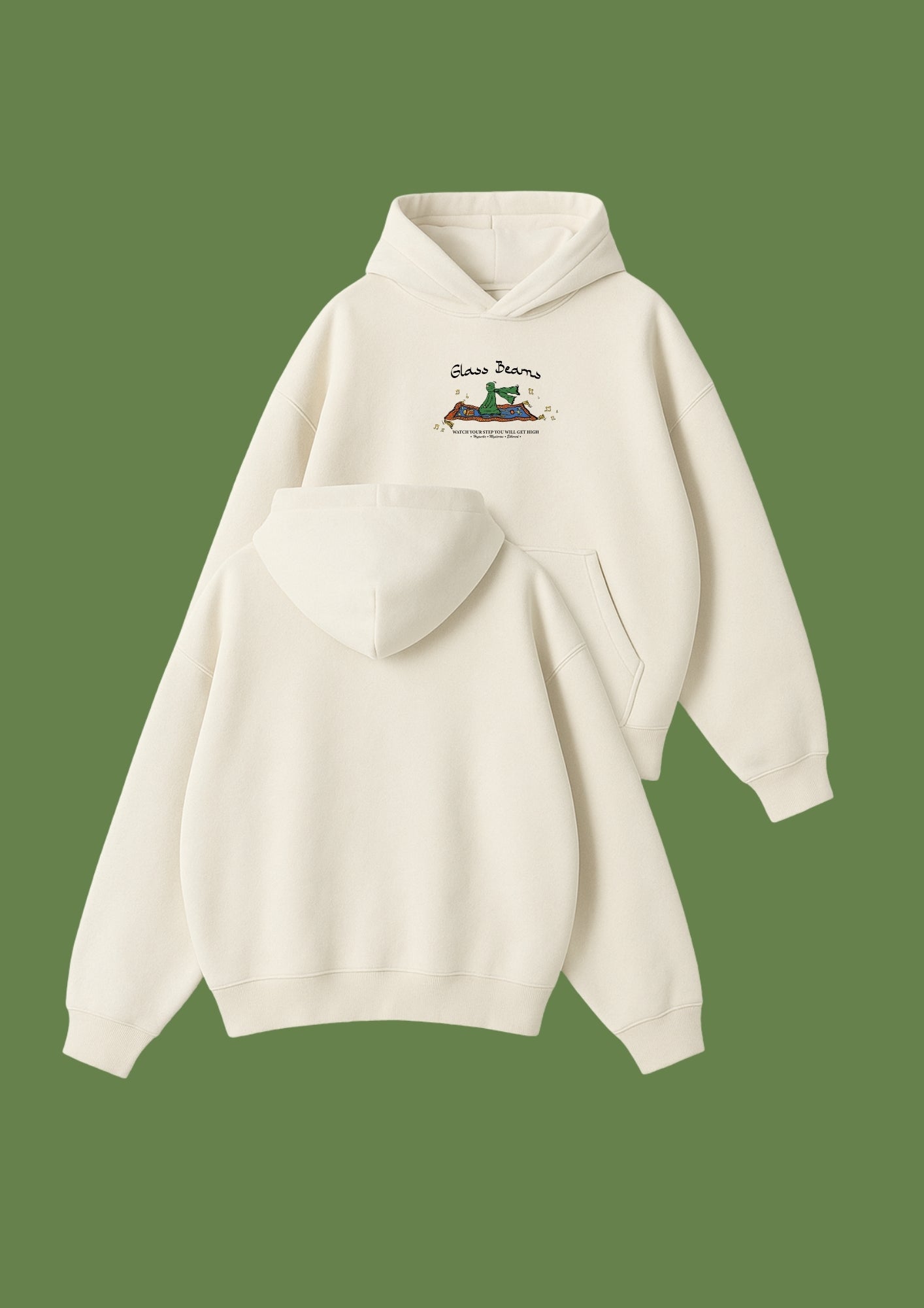 Chillandout Oversize Unisex Hoodie – %100 Pamuklu sweatshirt